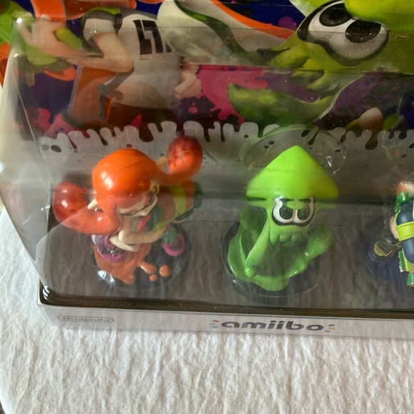 Nintendo: 2015 Splatoon Amiibo Set - Green, Blue, Orange - Picture 7 of 16